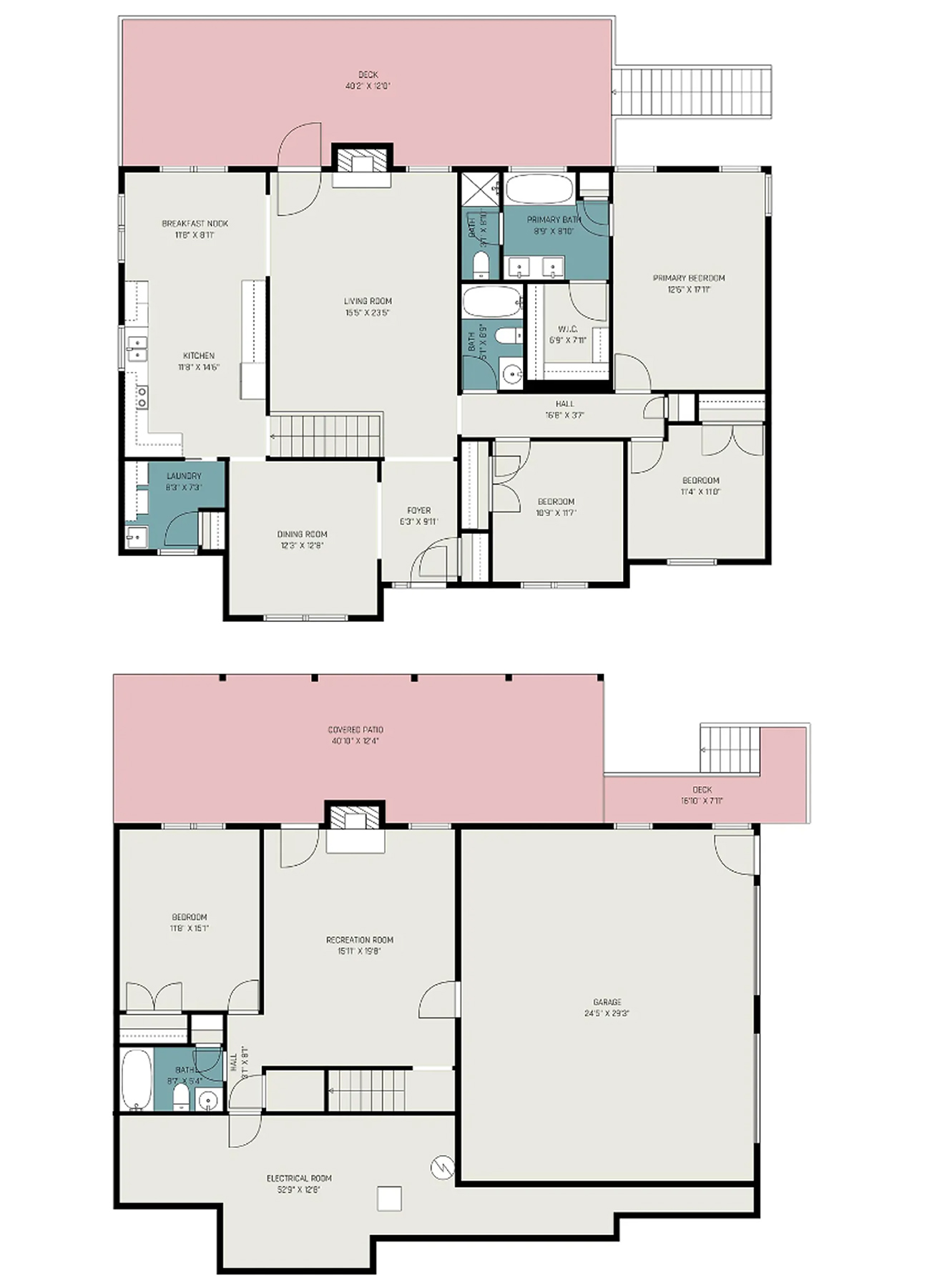 a floorplan of a house